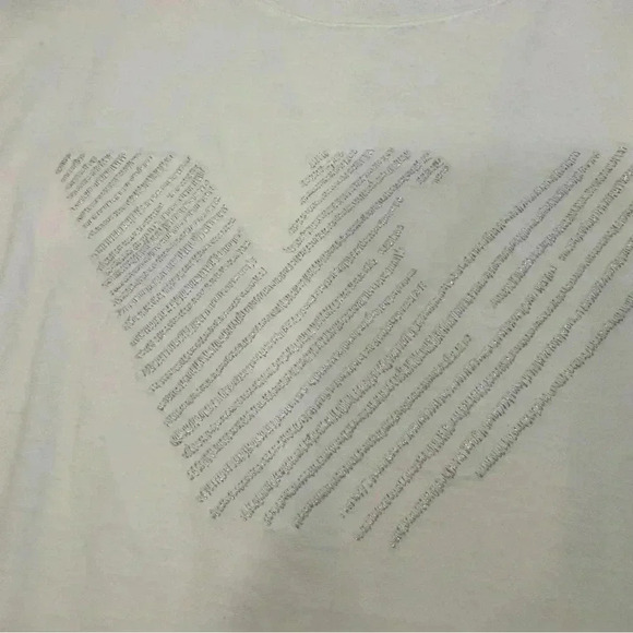 Emporio Armani women’s white short sleeve white tee with logo size M - Picture 4 of 7